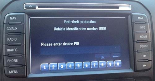 Ford Travelpilot NX Radio