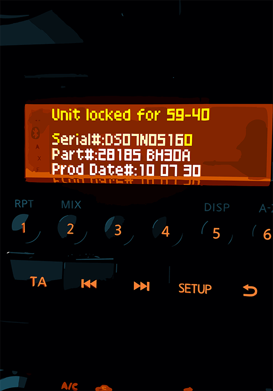 Daewoo Radio code
