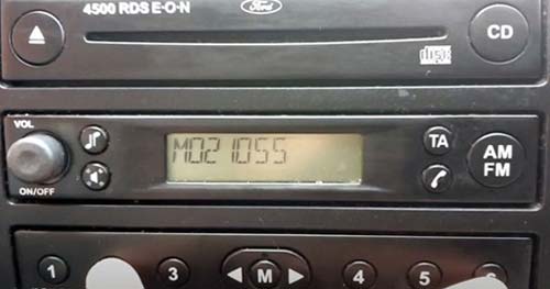 Ford 4500 RDS Radio Code