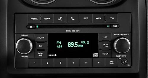 jeep radio unit