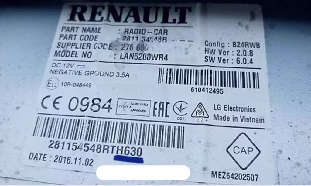 renault serial 
