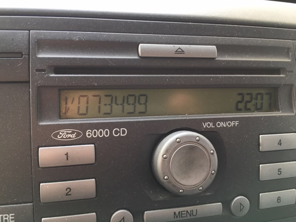 ford radio code
