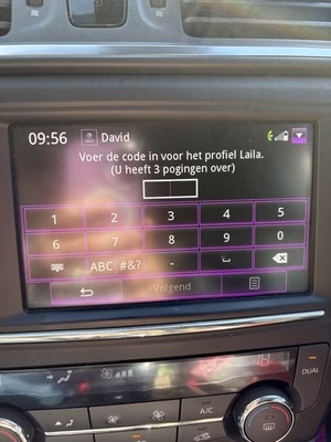 Renault Megane Radio Display